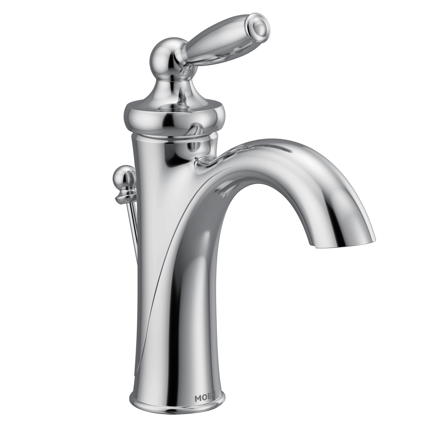 Brantford Chrome One-Handle High Arc Bathroom Faucet