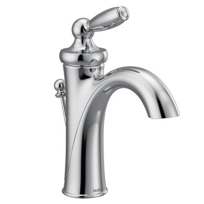 Brantford Chrome One-Handle High Arc Bathroom Faucet