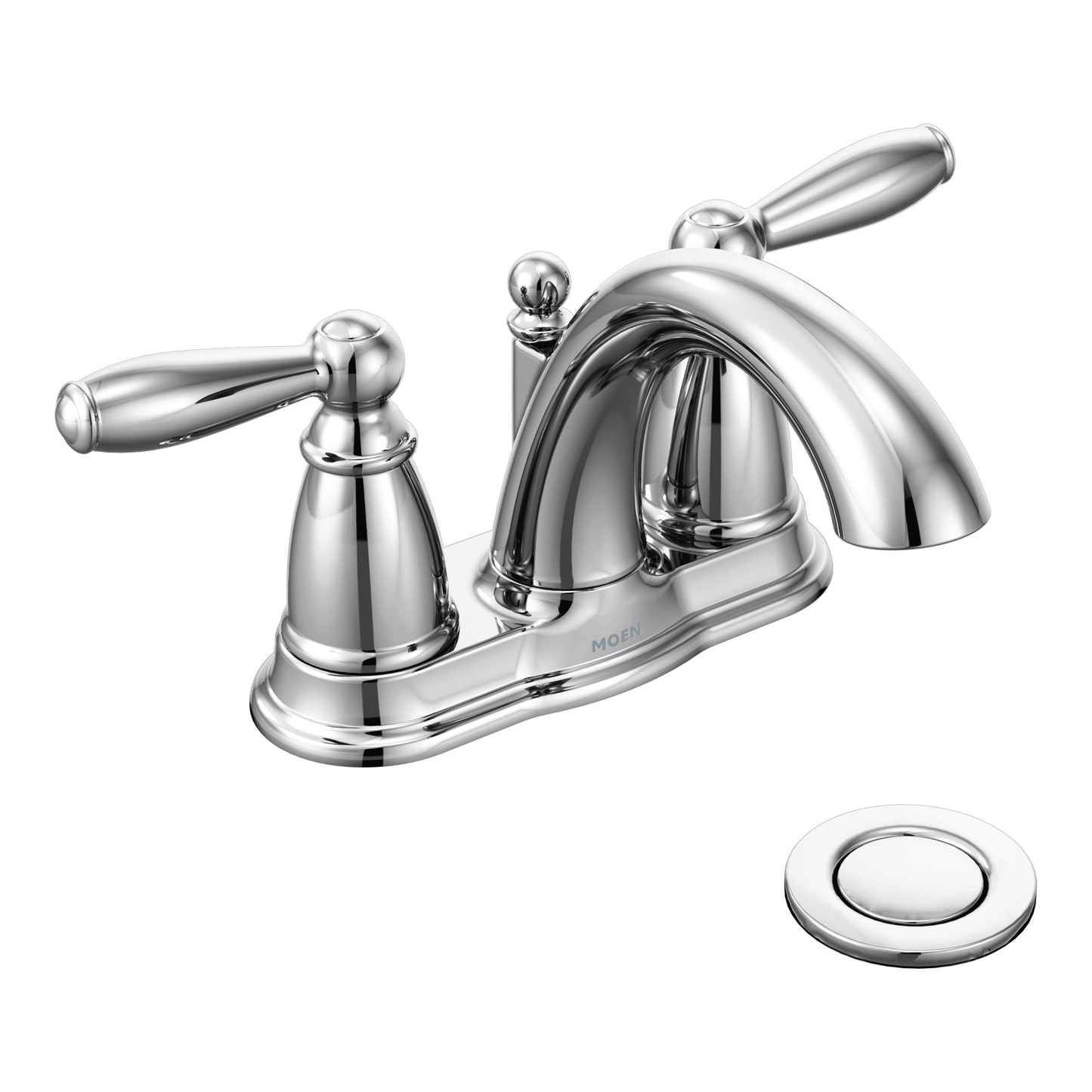 Brantford Two-handle Centerset Bathroom Sink Faucet