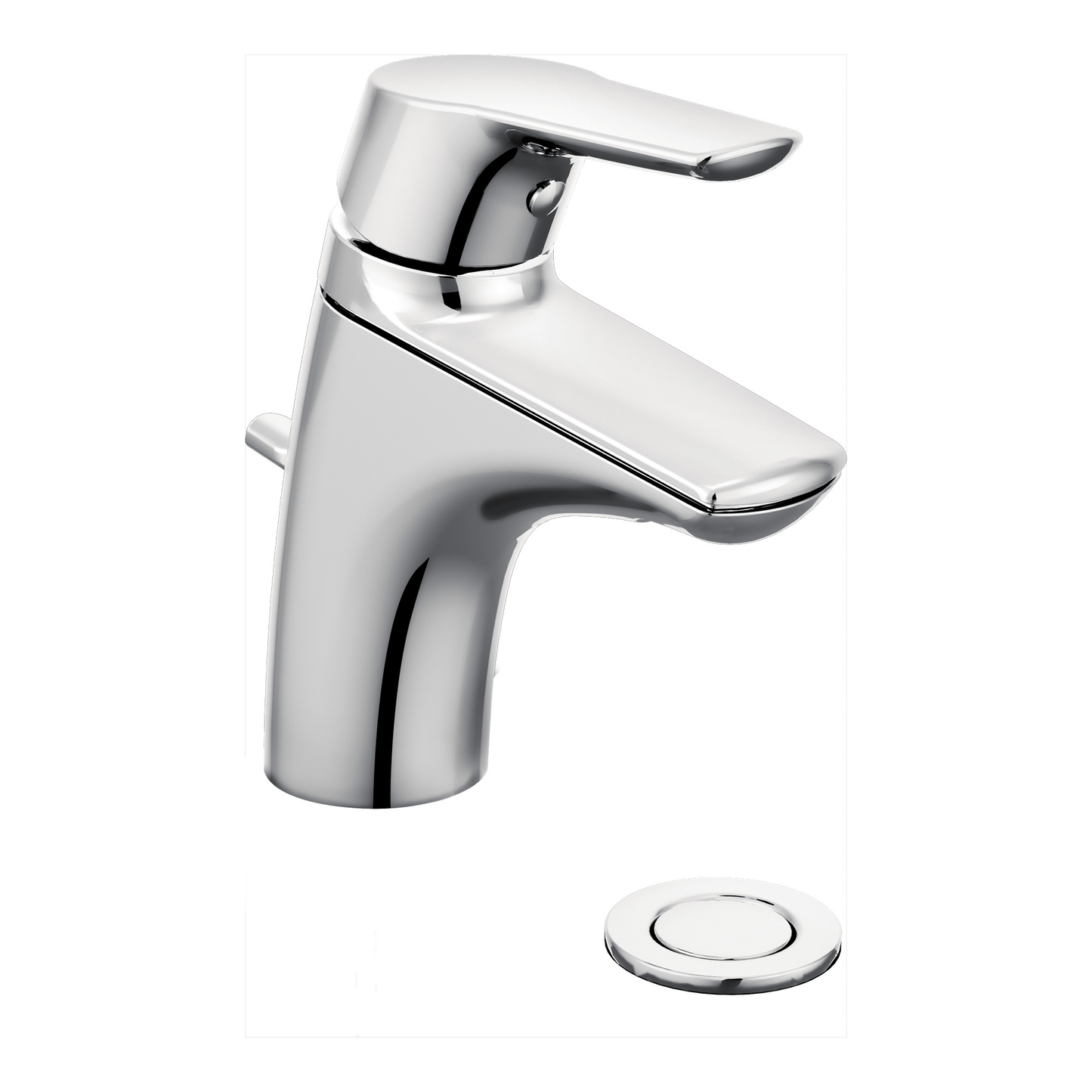 Method Chrome one-handle low arc bathroom faucet