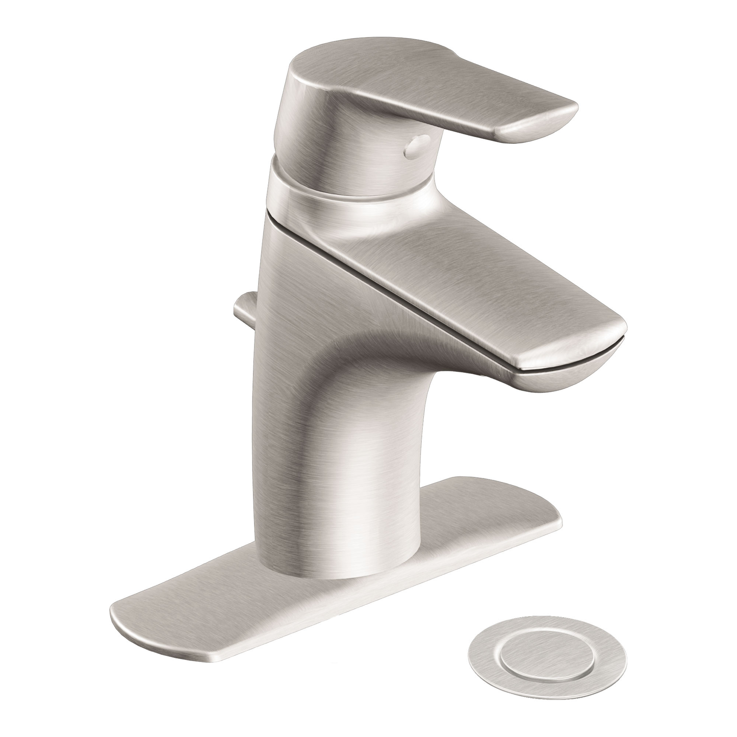 Method Chrome one-handle low arc bathroom faucet