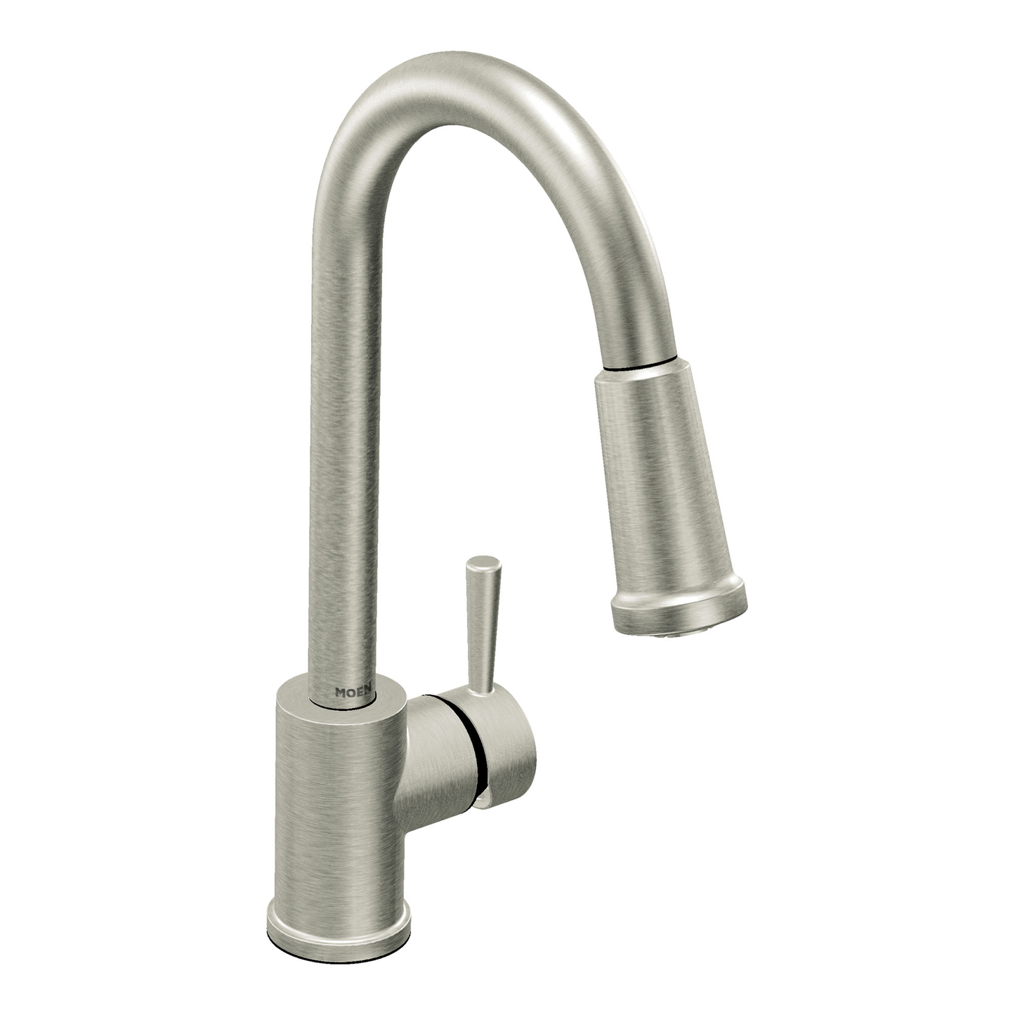 Level Chrome one-handle high arc pulldown kitchen faucet