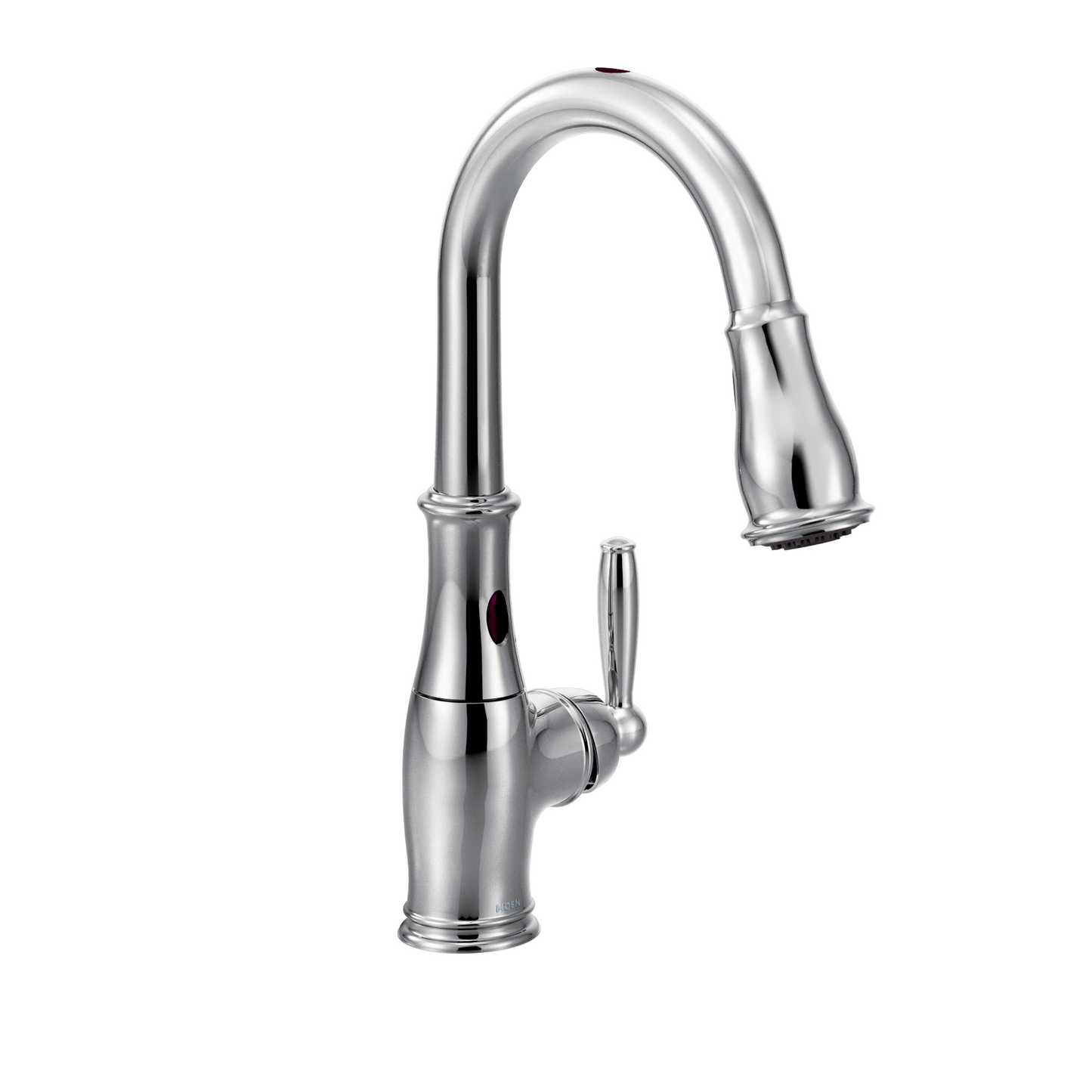 Brantford Chrome One-Handle High Arc Pulldown Kitchen Faucet