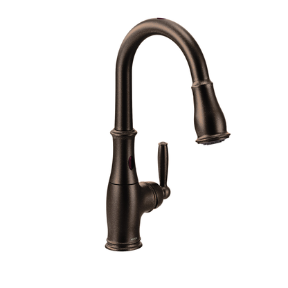 Brantford Chrome One-Handle High Arc Pulldown Kitchen Faucet