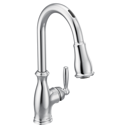 Brantford Smart Kitchen Faucet One-Handle High Arc Pulldown