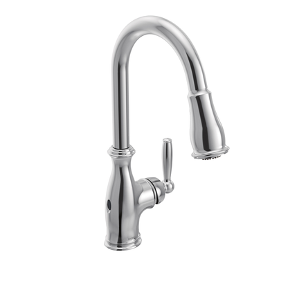 Brantford One-Handle High Arc Motionsense Wave Pulldown Kitchen Faucet