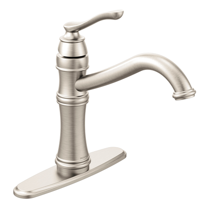 Belfield Chrome One-Handle High Arc Kitchen Faucet