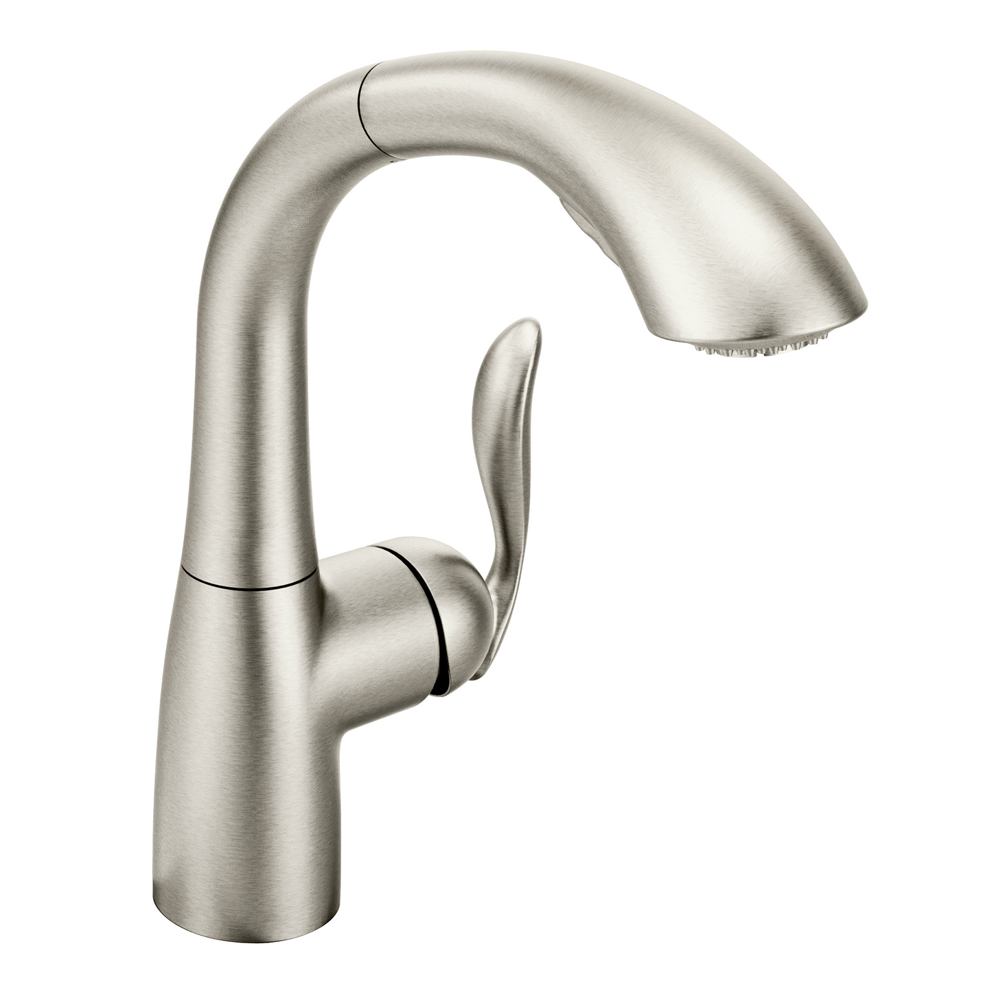 Arbor Chrome One-Handle High Arc Pullout Kitchen Faucet