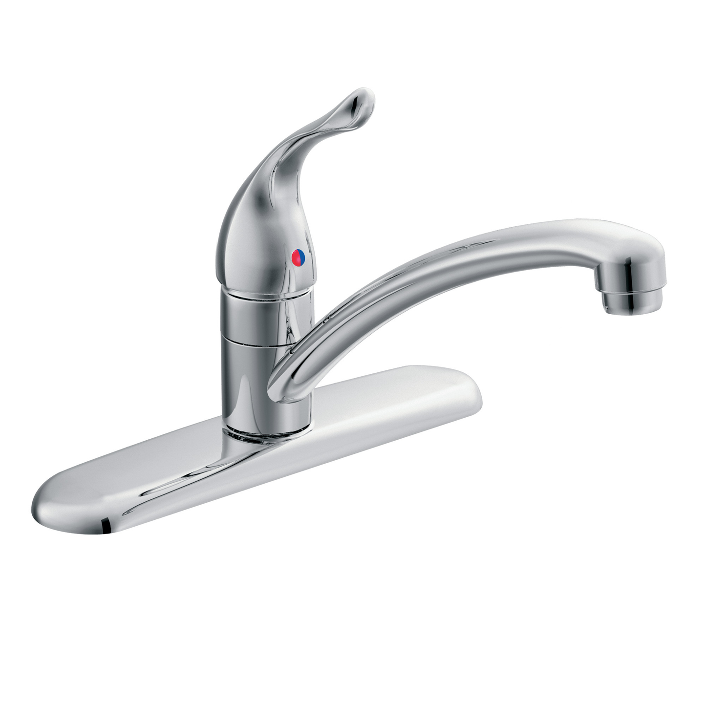 Chateau Chrome One-Handle Low Arc Kitchen Faucet