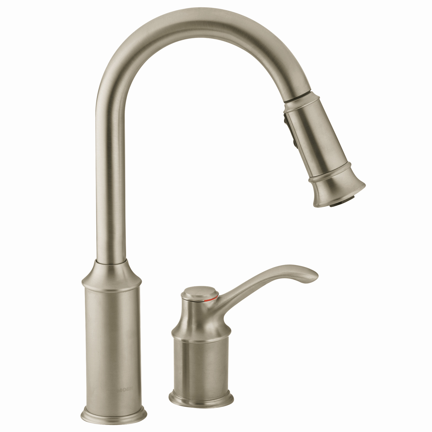 Aberdeen Chrome One-Handle High Arc Pulldown Kitchen Faucet