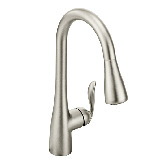 Arbor Chrome One-Handle High Arc Pulldown Kitchen Faucet
