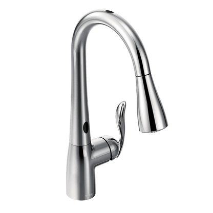 Arbor Chrome One-Handle High Arc Pulldown Kitchen Faucet