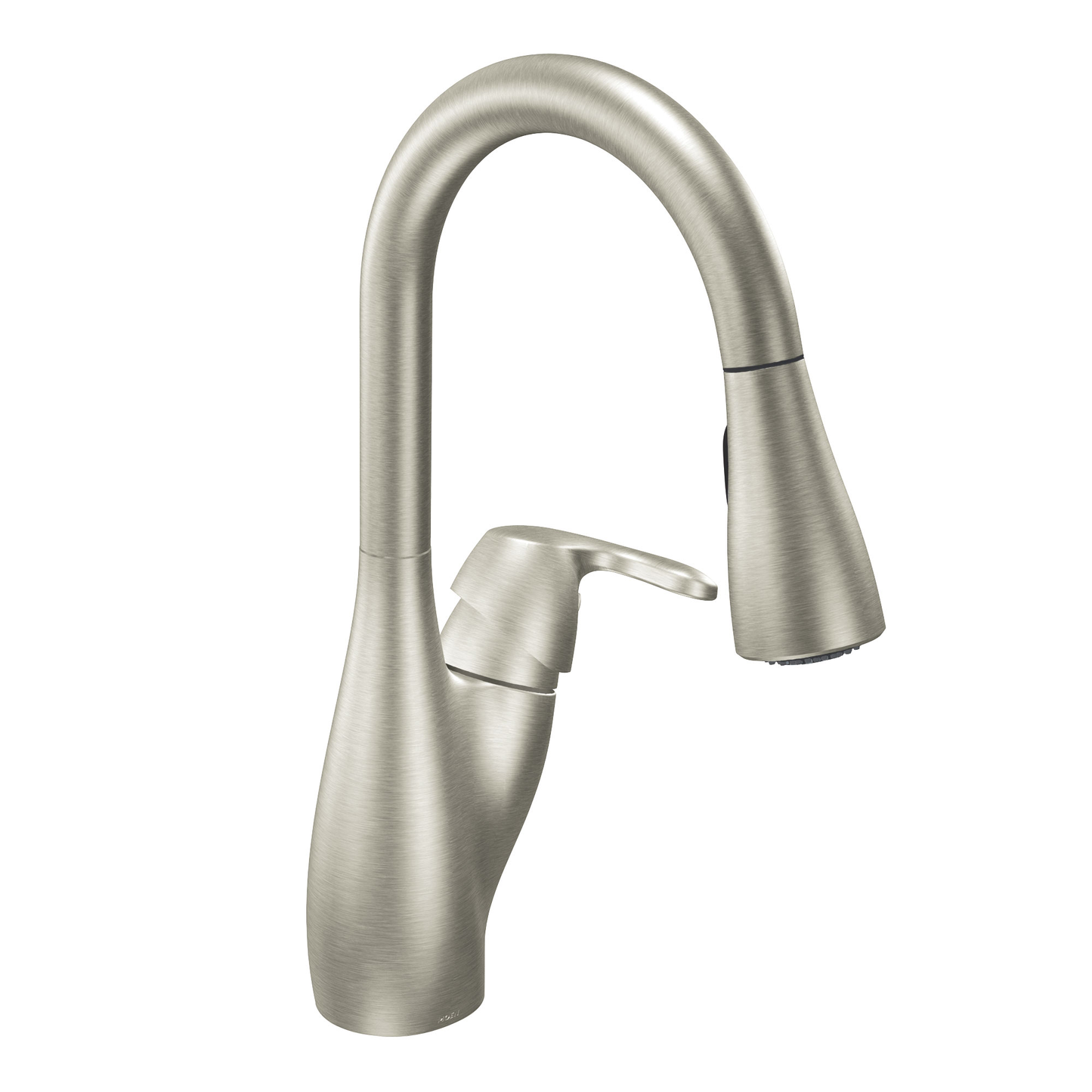 Medora Chrome one-handle high arc pulldown kitchen faucet