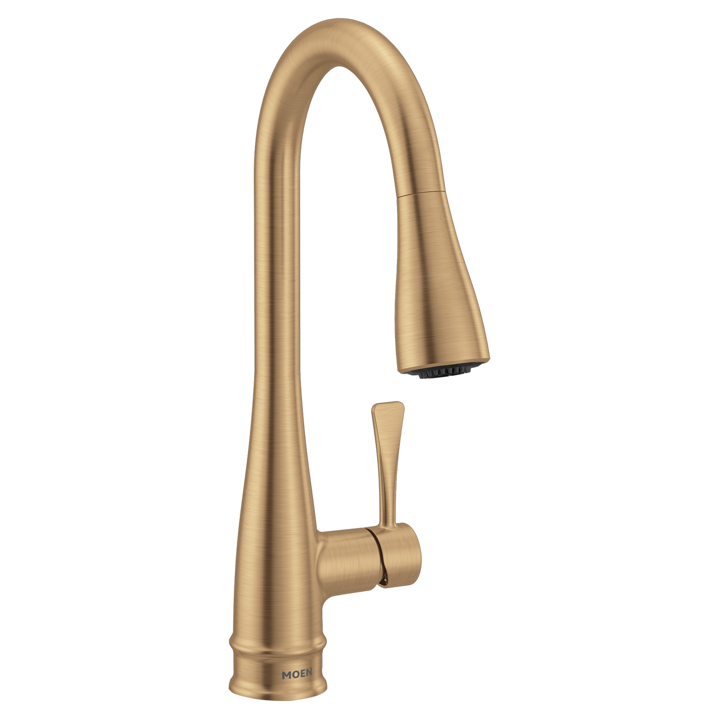 Moen Bronzed gold one-handle kitchen faucet