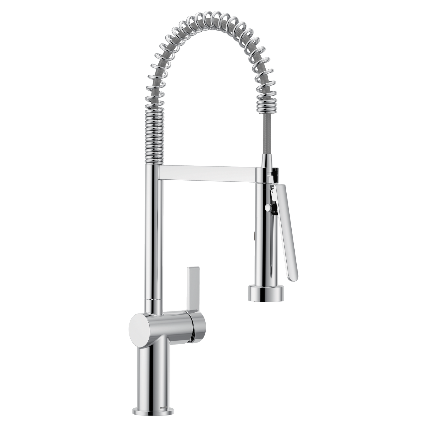 Cia Chrome one-handle high arc pulldown kitchen faucet