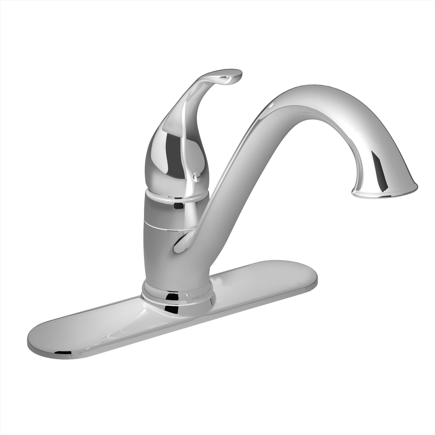 Camerist Chrome one-handle low arc kitchen faucet