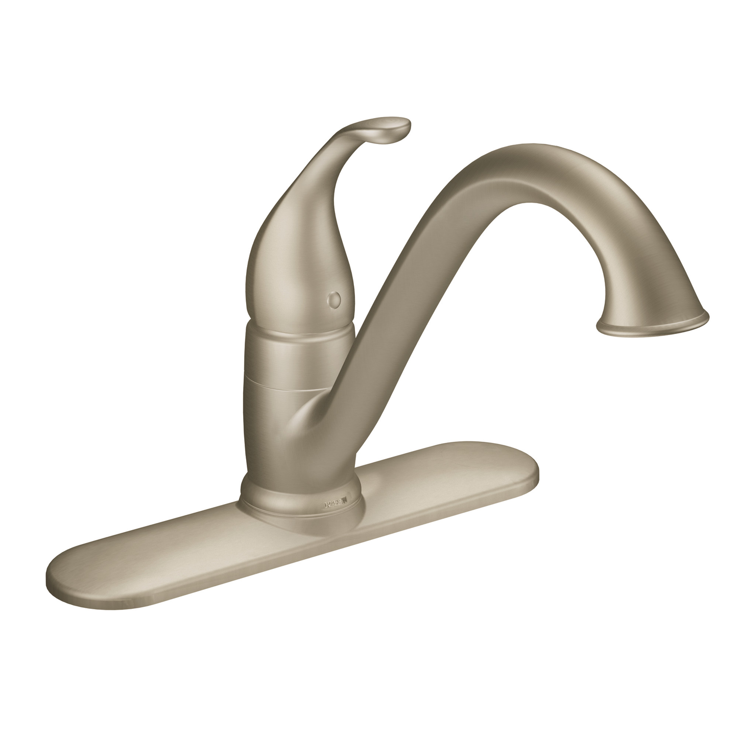 Camerist Classic stainless one-handle low arc kitchen faucet