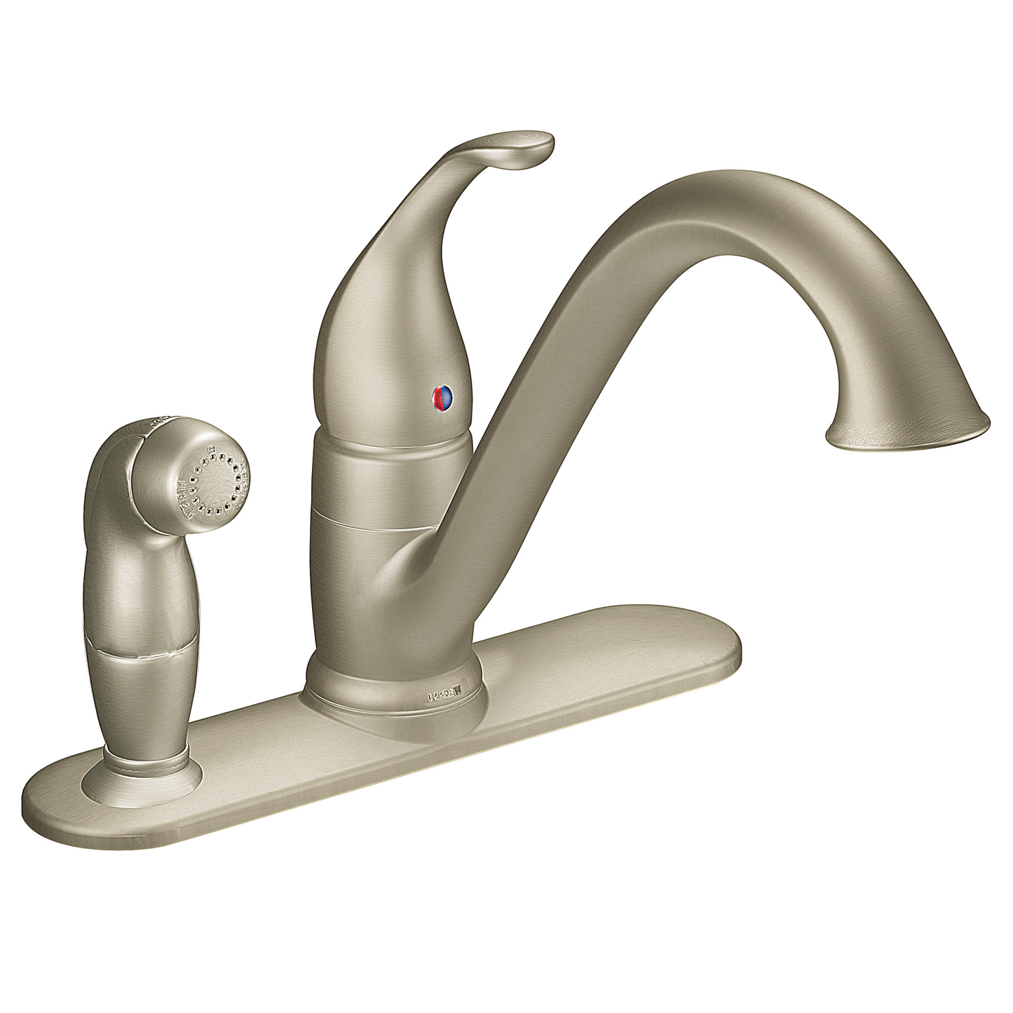 Camerist Chrome One-Handle Low Arc Kitchen Faucet