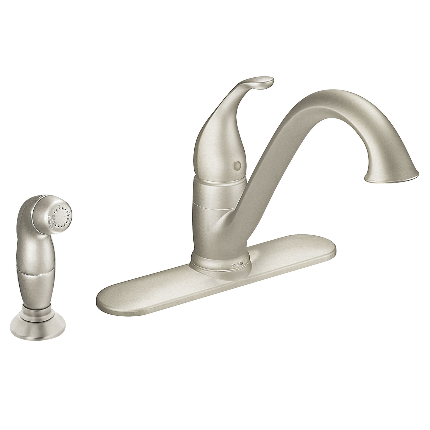 Camerist Chrome one-handle low arc kitchen faucet