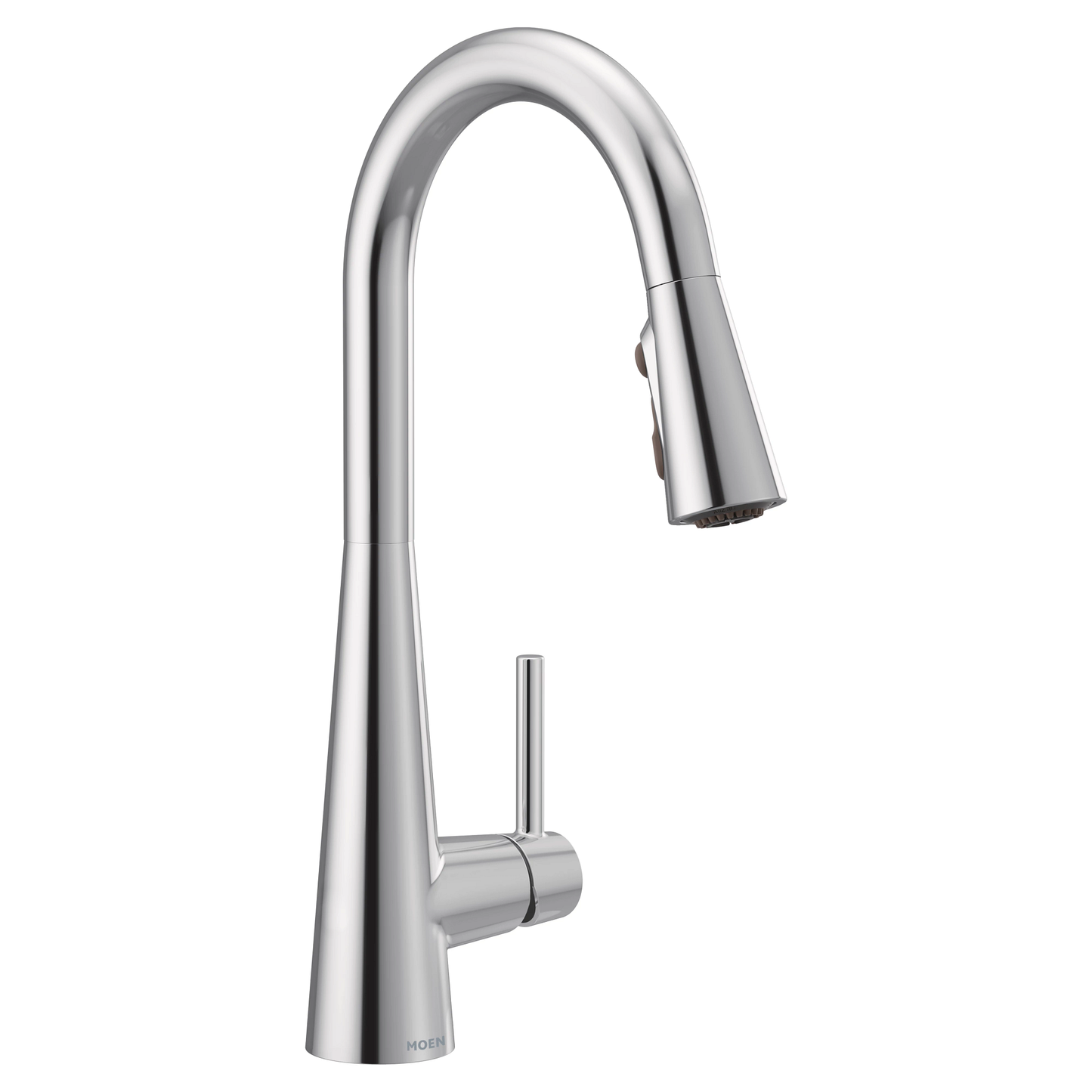 Sleek One-Handle High Arc Pulldown Kitchen Faucet