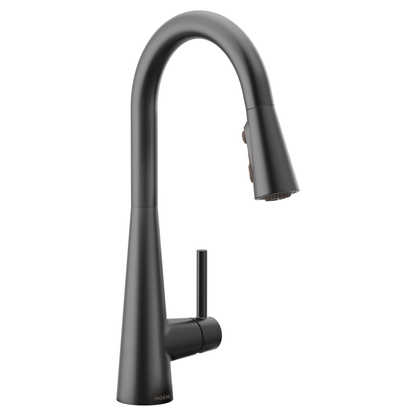 Sleek One-Handle High Arc Pulldown Kitchen Faucet