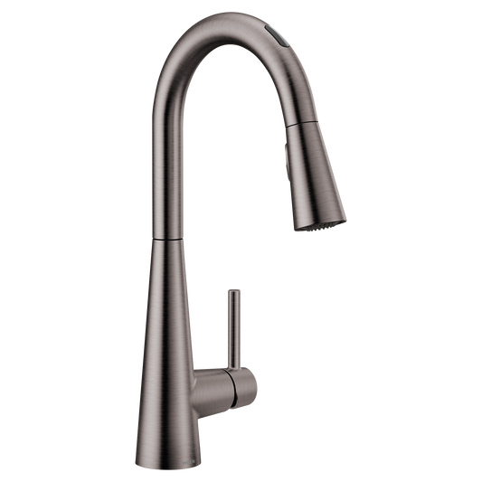 Sleek Smart Kitchen Faucet One-Handle High Arc Pulldown