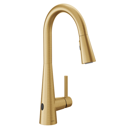 Sleek Motionsense Wave One-Handle High Arc Pulldown Kitchen Faucet