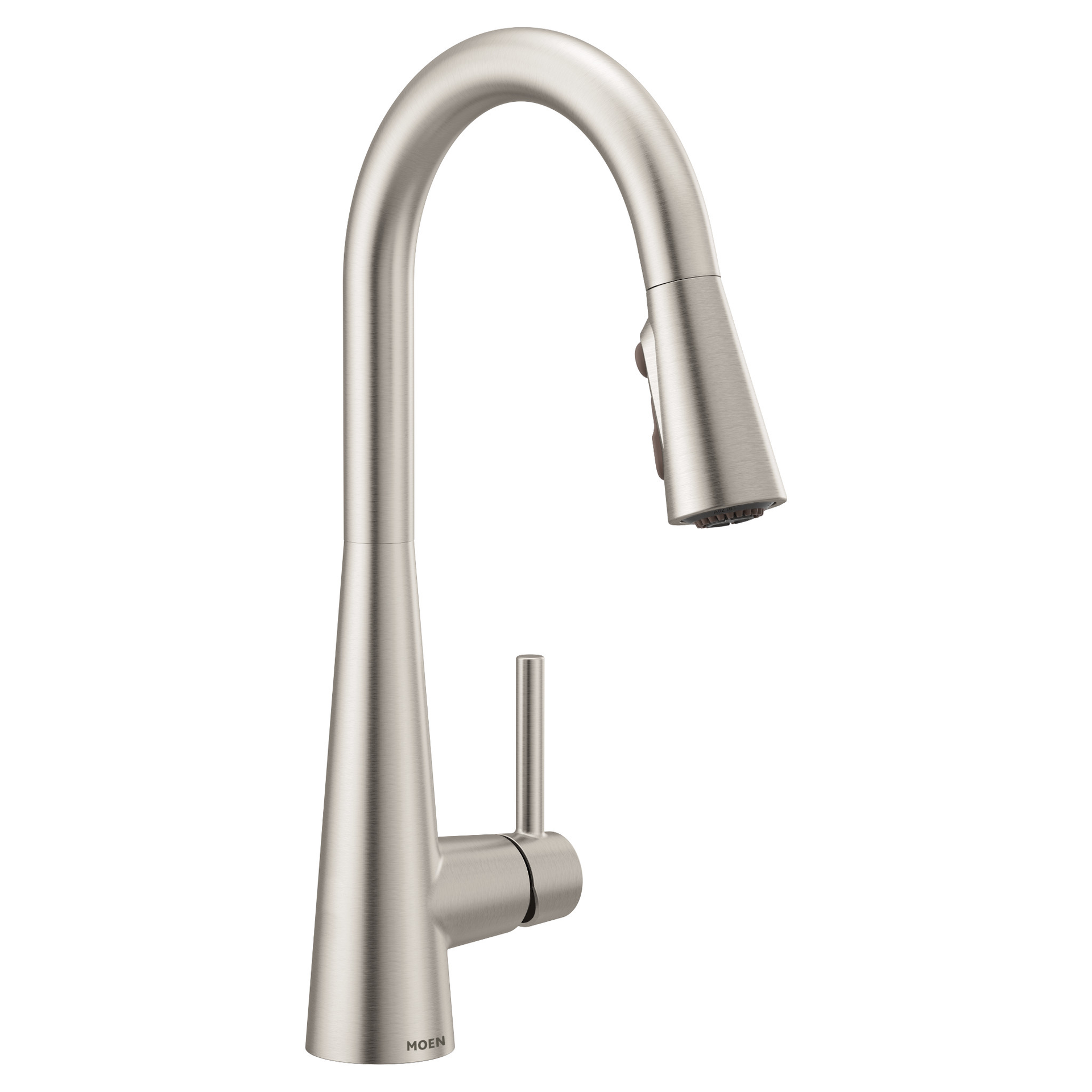 moe Sleek One-Handle High Arc Pulldown Kitchen Faucet – Moen