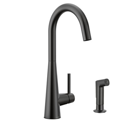 Sleek Chrome One-Handle Kitchen Faucet