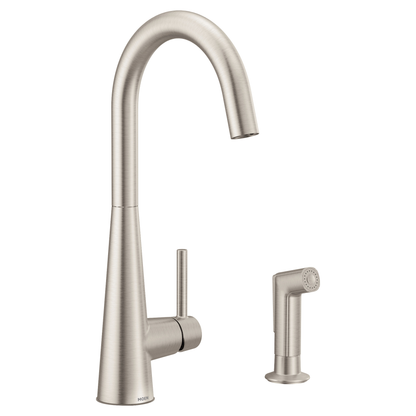 Sleek One-Handle Kitchen Faucet