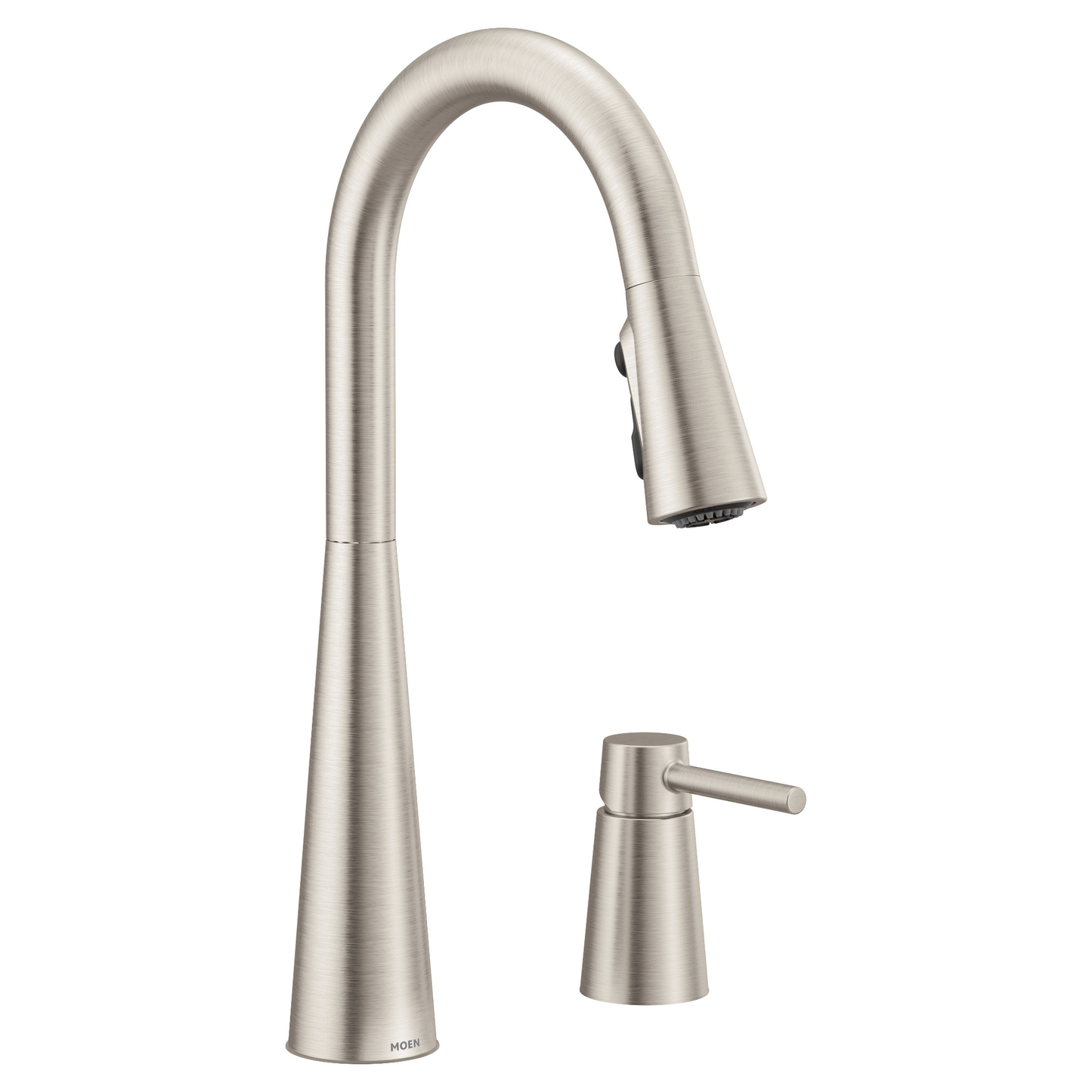 Sleek One-Handle Pulldown Kitchen Faucet