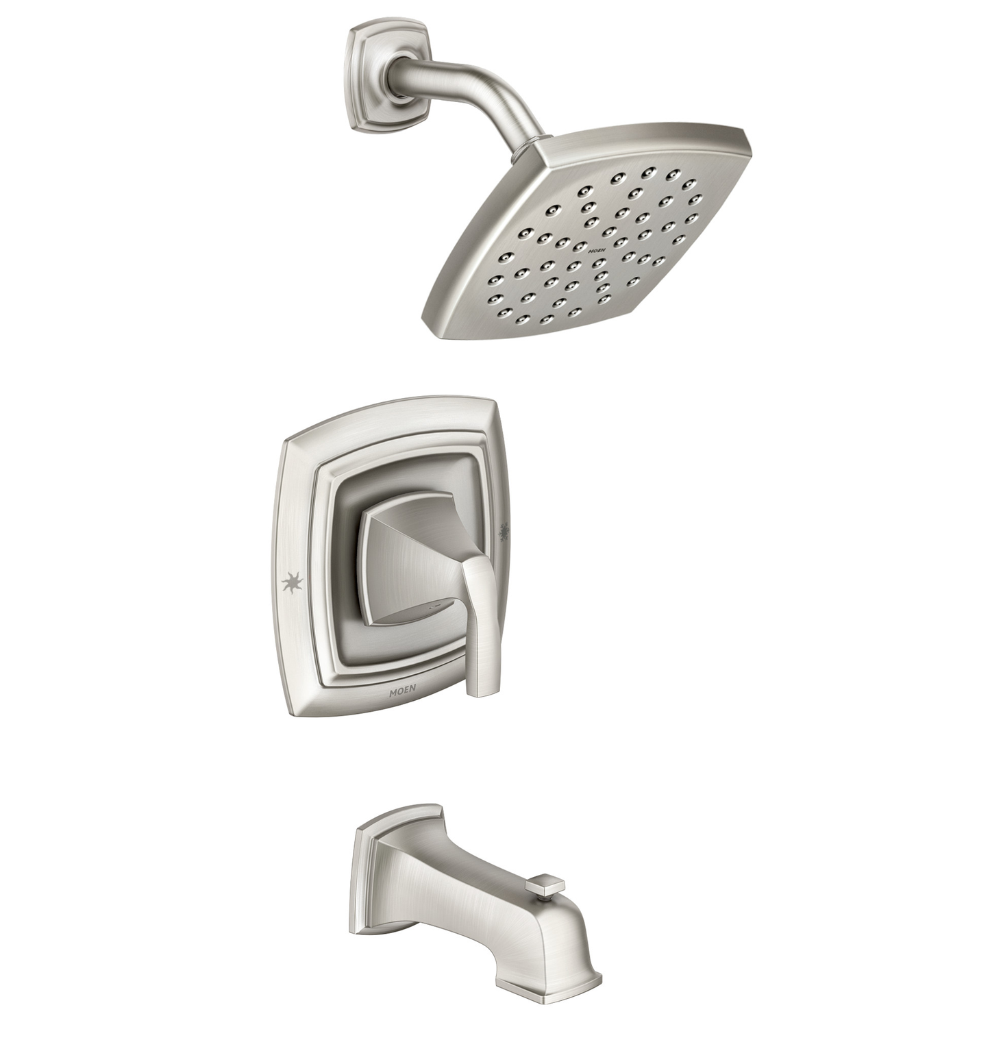 Hensley Spot Resist Brushed Nickel Posi-Temp(R) Tub/Shower