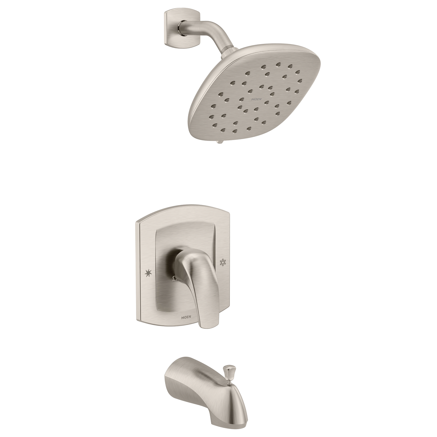 Zarina Spot resist brushed nickel Posi-Temp(R) tub/shower