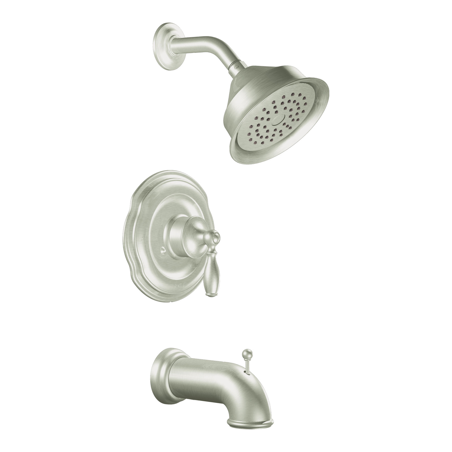 Lindley Classic brushed nickel Posi-Temp(R) tub/shower