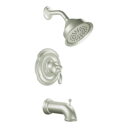 Lindley Classic brushed nickel Posi-Temp(R) tub/shower