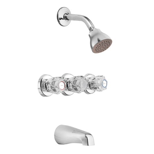 Adler Chrome volume control tub/shower