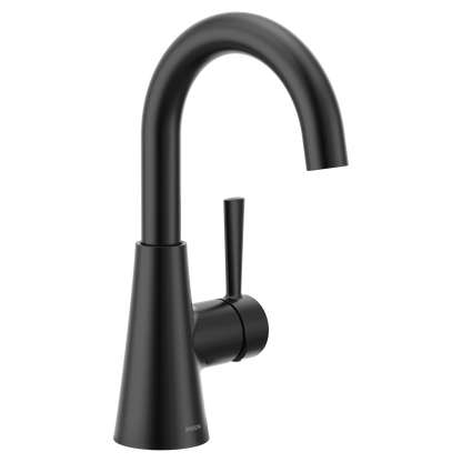 Ronan Chrome one-handle high arc bathroom faucet