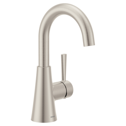 Ronan Chrome one-handle high arc bathroom faucet