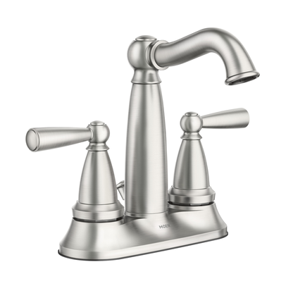 Vale Spot Resist Stainless (MB) Two-Handle Low Arc Bathroom Faucet