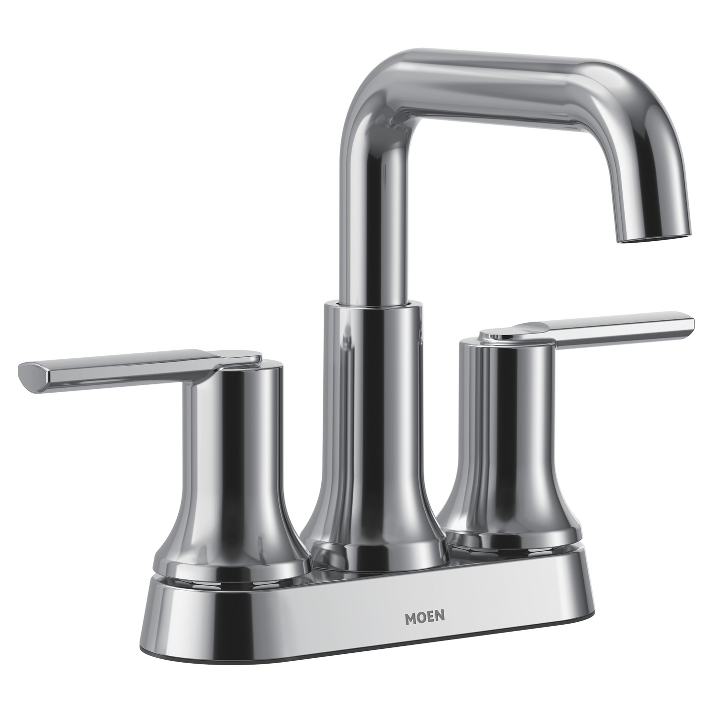 Zyla Chrome two-handle high arc bathroom faucet