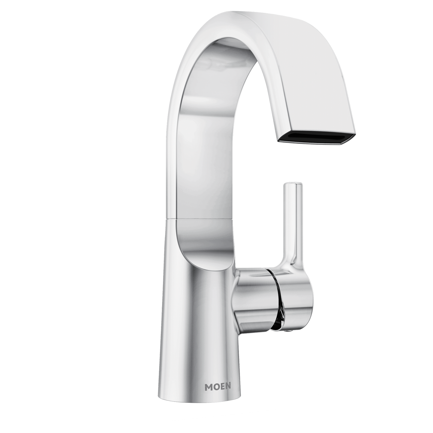 Avri Chrome one-handle high arc bathroom faucet