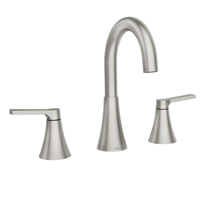 Mikah Two-handle High Arc Bathroom Faucet