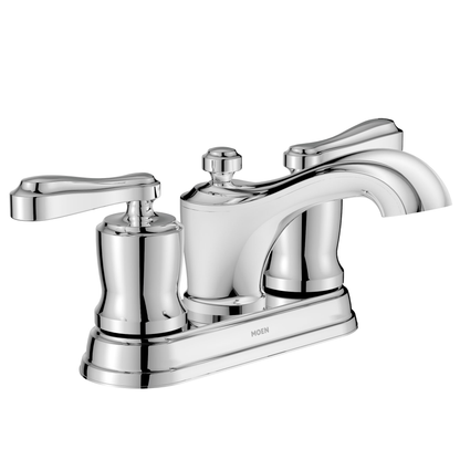 Belhurst Chrome two-handle low arc bathroom faucet