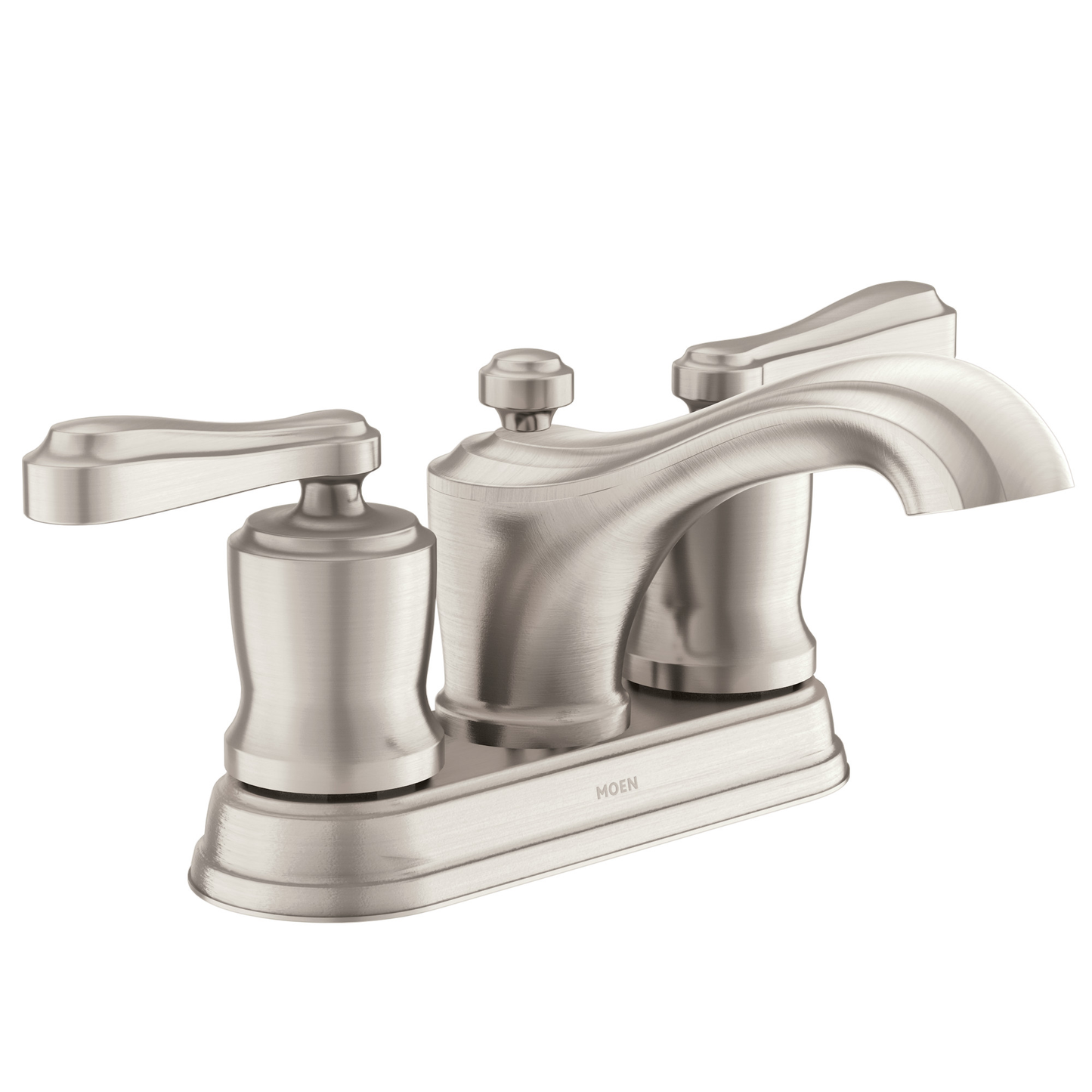 Belhurst Chrome two-handle low arc bathroom faucet