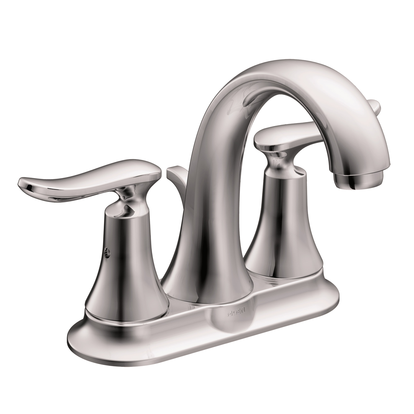 Quinn Chrome two-handle low arc bathroom faucet