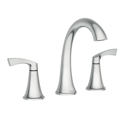 Korek Two-Handle Widespread Bathroom Sink Faucet