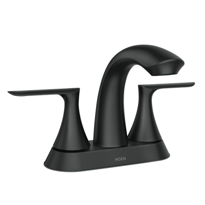 Findlay Chrome two-handle high arc bathroom faucet