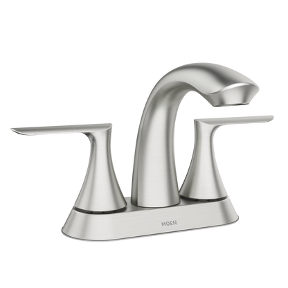 Findlay Chrome two-handle high arc bathroom faucet