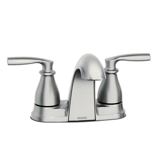 Hilliard Two-Handle Low Arc Bathroom Faucet