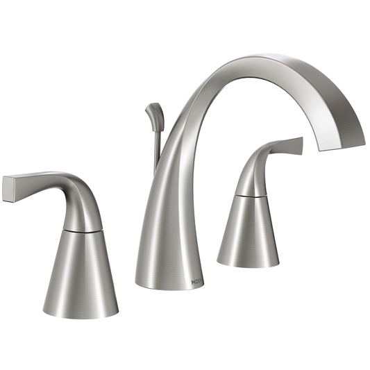 Oxby Two-handle High Arc Bathroom Faucet